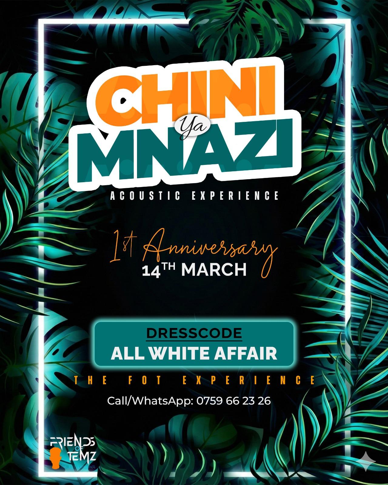 🌴Chini Ya Mnazi Experience: 1st Anniversary