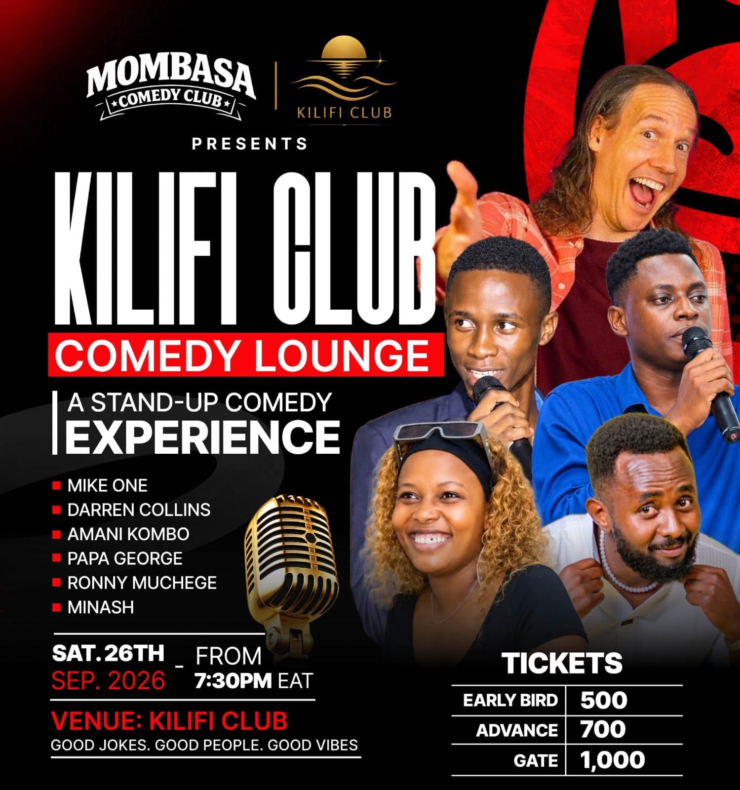 Kilifi Club Comedy Lounge