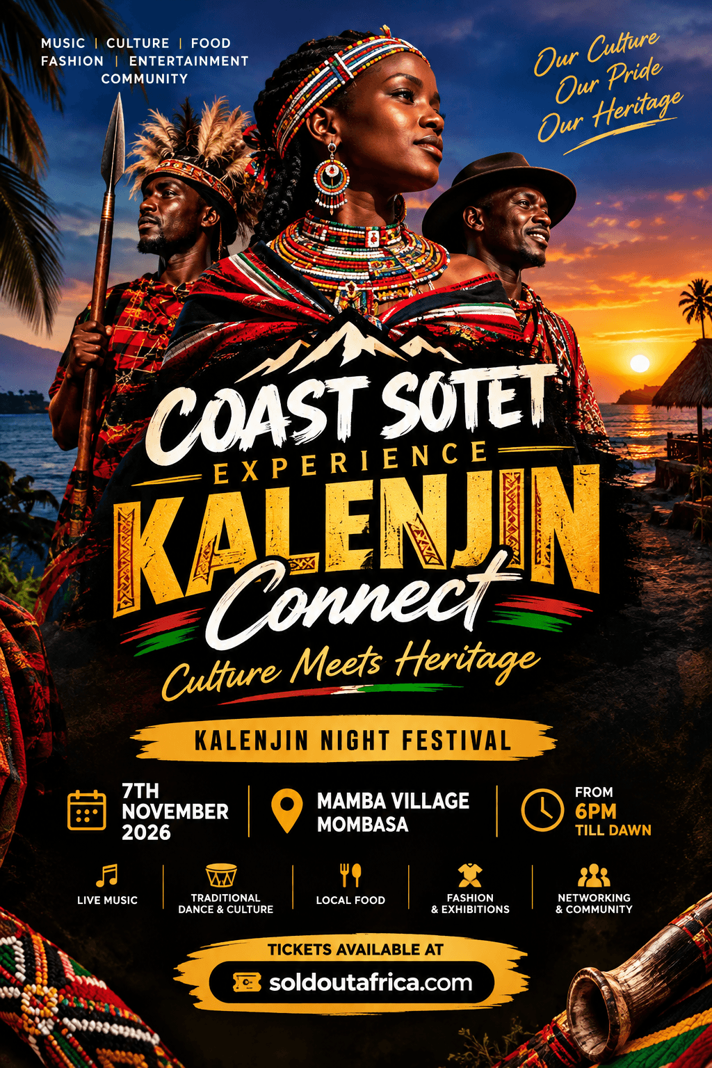 Coast Sotet Experience (Kalenjin Connect where Culture meets Heritage ) poster